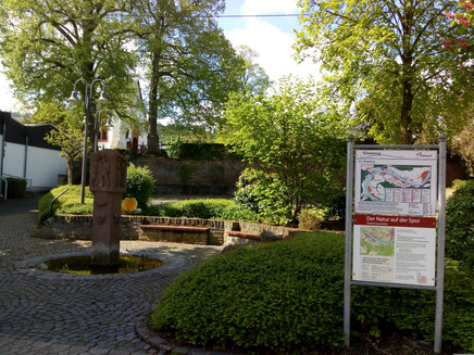 Start at the fountain